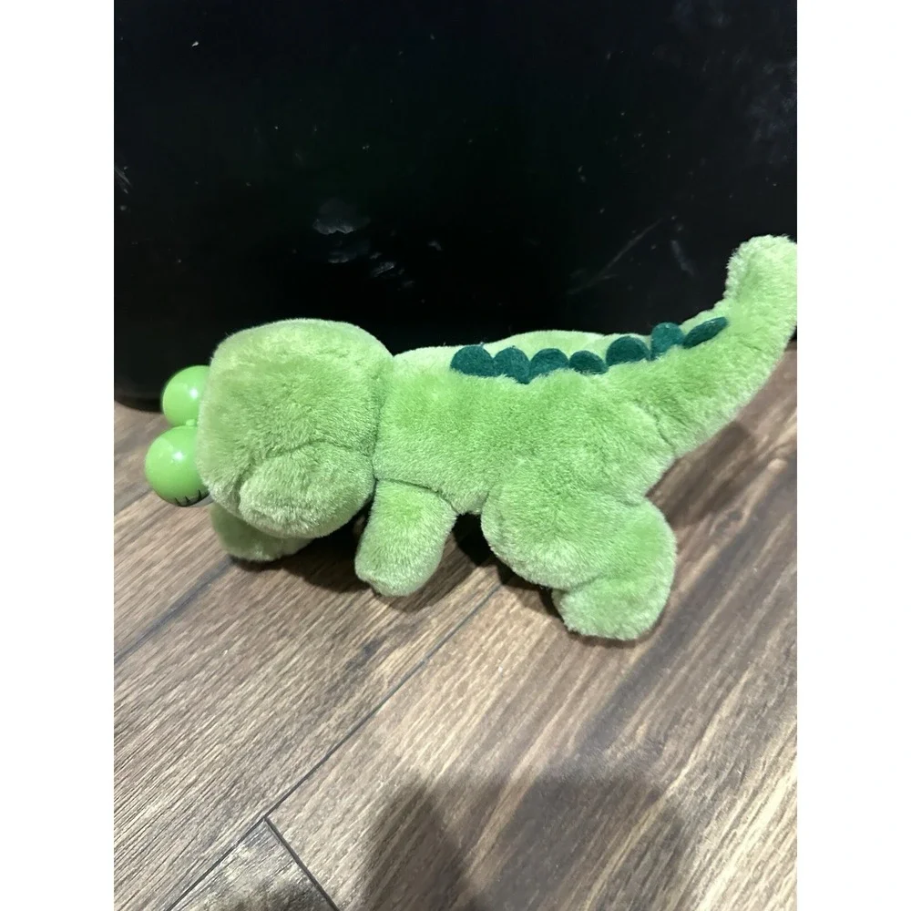 VGUC- Vintage-1988 Alligator Crocodile Plush Green Pink Baby‎ Applause